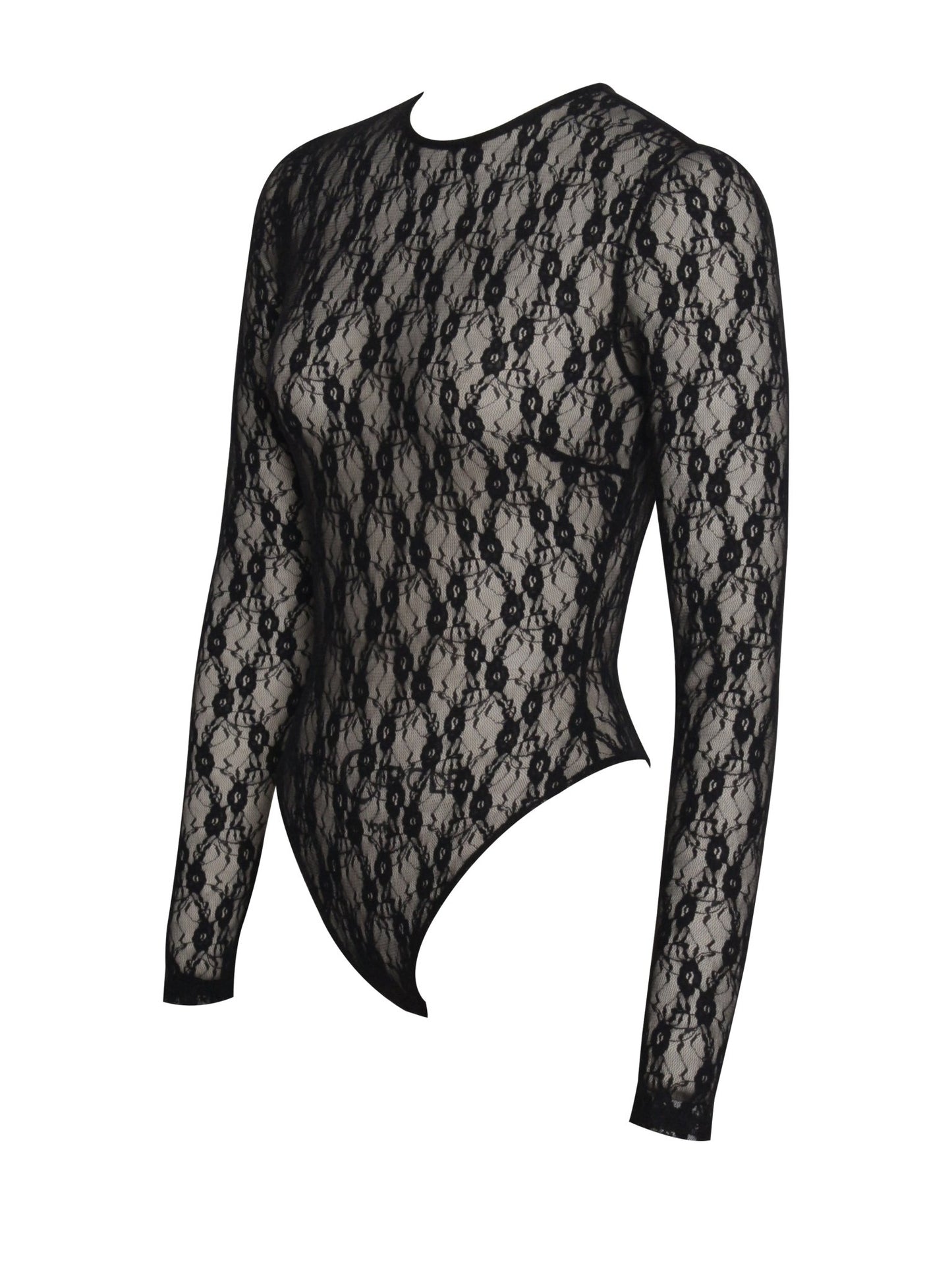 Meli Black Lace Long Sleeve Bodysuit - HOUSE OF SHE