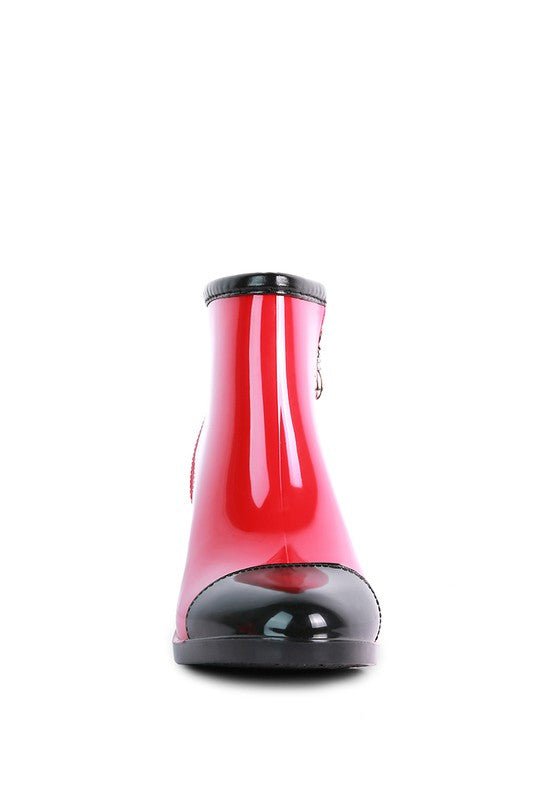 Mizzle Smart Block Heeled Rainboots - HOUSE OF SHE