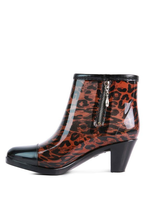 Mizzle Smart Block Heeled Rainboots - HOUSE OF SHE