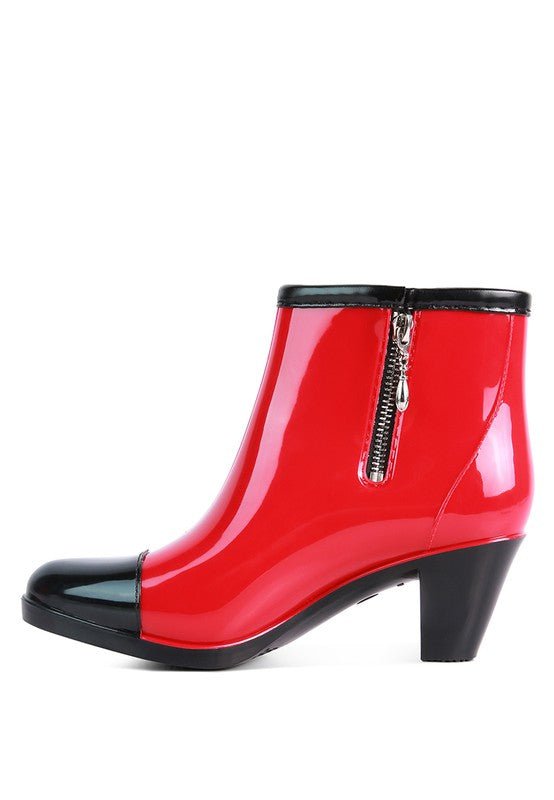 Mizzle Smart Block Heeled Rainboots - HOUSE OF SHE