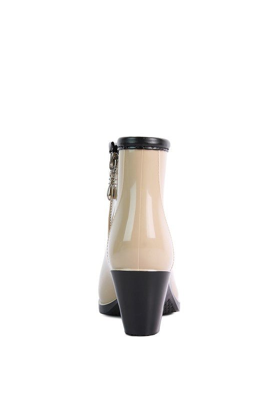 Mizzle Smart Block Heeled Rainboots - HOUSE OF SHE