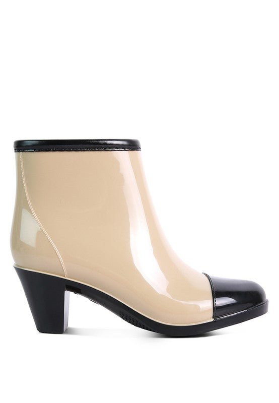Mizzle Smart Block Heeled Rainboots - HOUSE OF SHE