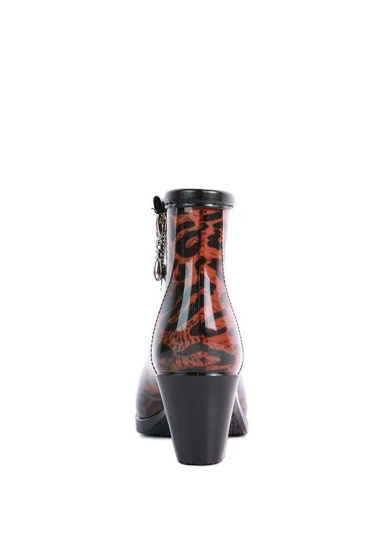 Mizzle Smart Block Heeled Rainboots - HOUSE OF SHE