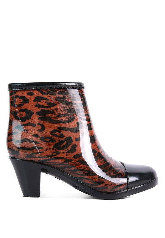Mizzle Smart Block Heeled Rainboots - HOUSE OF SHE