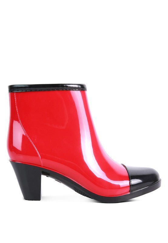 Mizzle Smart Block Heeled Rainboots - HOUSE OF SHE