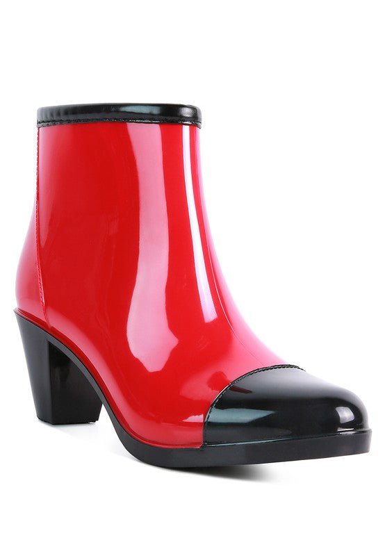 Mizzle Smart Block Heeled Rainboots - HOUSE OF SHE