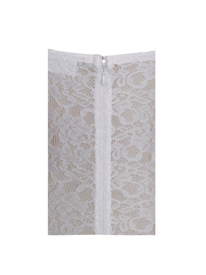 Nia White Lace Maxi Dress - HOUSE OF SHE