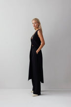 Nubia Classic Long Vest Blazer - HOUSE OF SHE