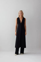 Nubia Classic Long Vest Blazer - HOUSE OF SHE