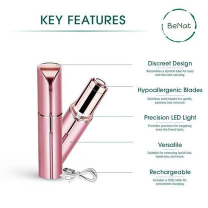 Rechargeable Facial Hair Remover - HOUSE OF SHE