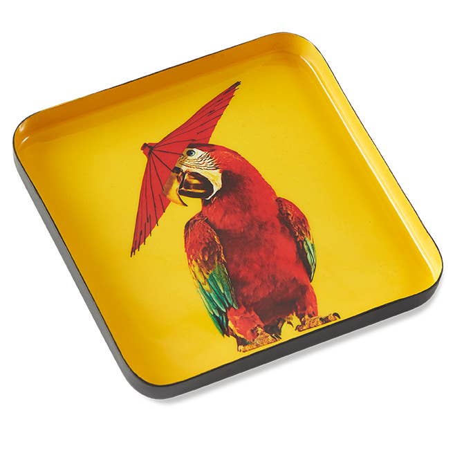 Red Parrot Trinket Tray - HOUSE OF SHE