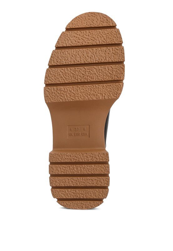 Ronin High Top Chunky Chelsea Boots - HOUSE OF SHE