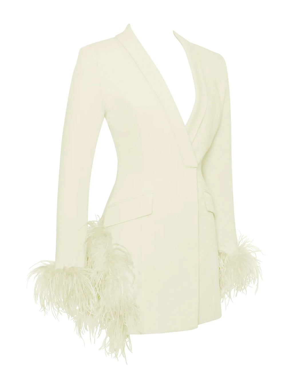 Scarface  Feathered Blazer - HOUSE OF SHE