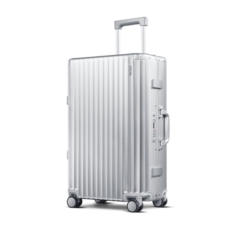 SPACE Aluminum Suitcase Silver - HOUSE OF SHE