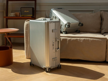 SPACE Aluminum Suitcase Silver - HOUSE OF SHE