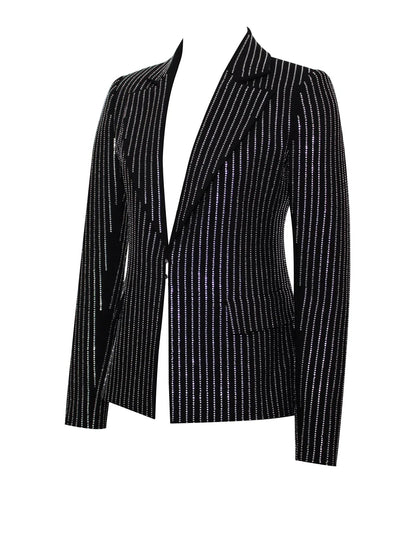 Stardust Crystal Blazer - HOUSE OF SHE