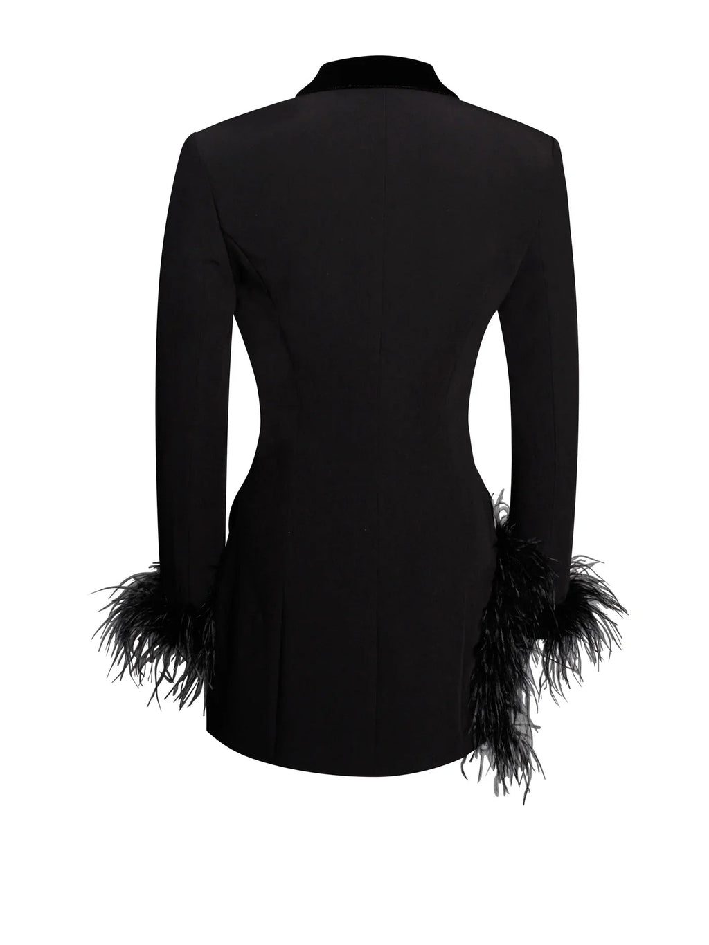 The Black Lounge Blazer Dress - HOUSE OF SHE